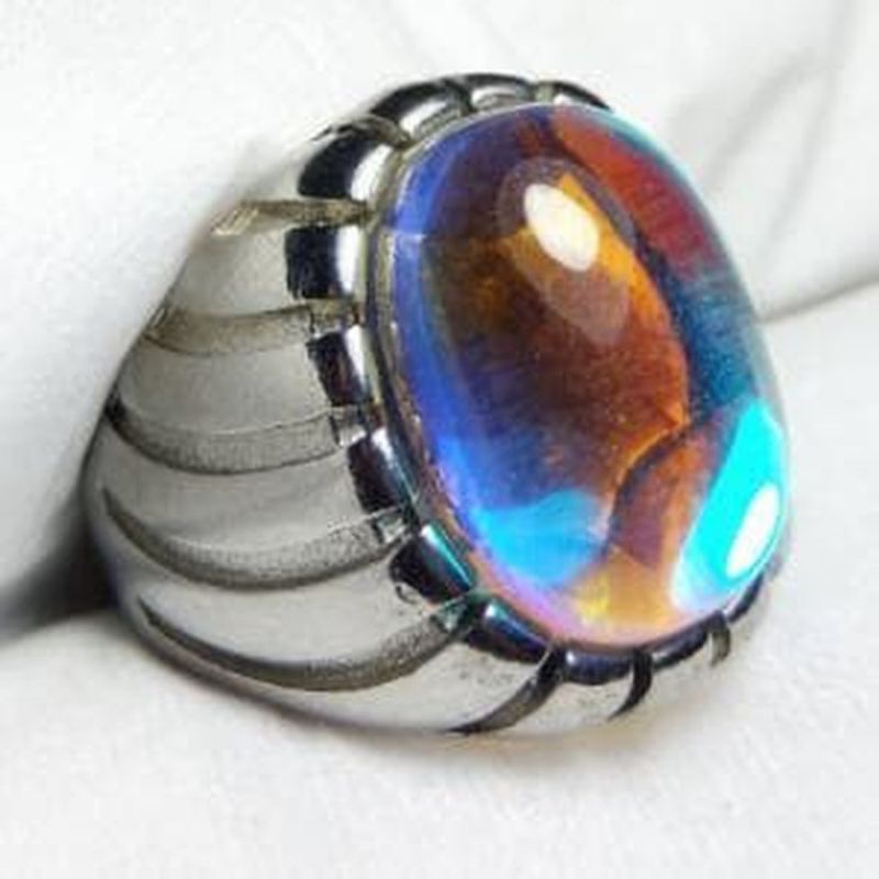 CINCIN BATU AKIK KALIMAYA PELANGI HQ