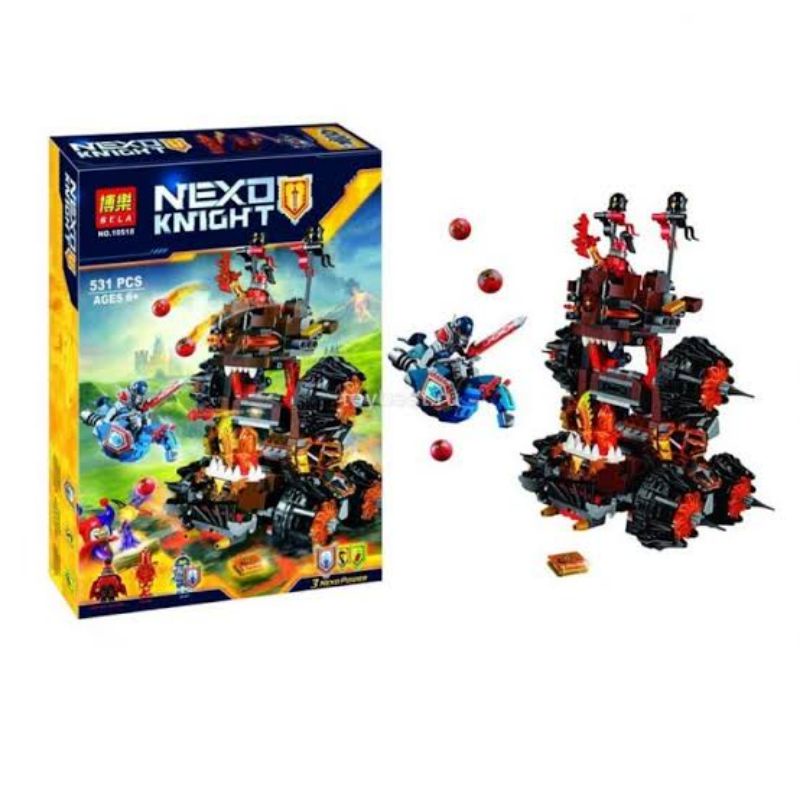 Lego Nexo Lele Nexo Knight General Magmar Siege Machine Of Doom/Mainan Lego Merk Lele Nexo Knight Ke