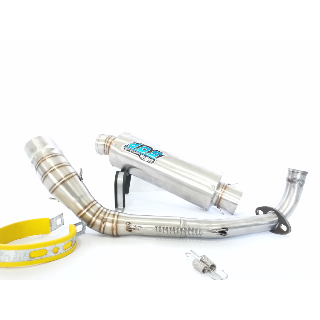 knalpot racing stainless DOS PCX NMAX AEROX LEXY VARIO 150 NEW