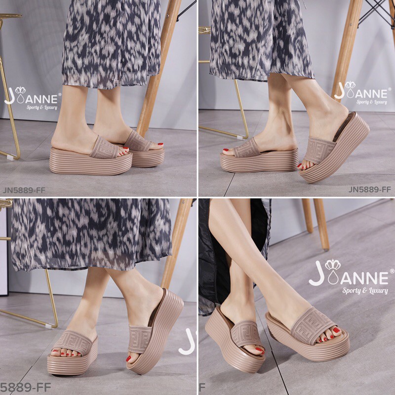 RESTOCK! [ORIGINAL] JOANNE Wedges Sandals Sepatu Wanita #JN5889-FF