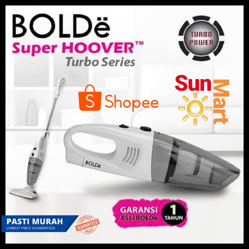 BOLDe Vacuum Cleaner Super Hoover Black Series 400 W - TURBO SERIES