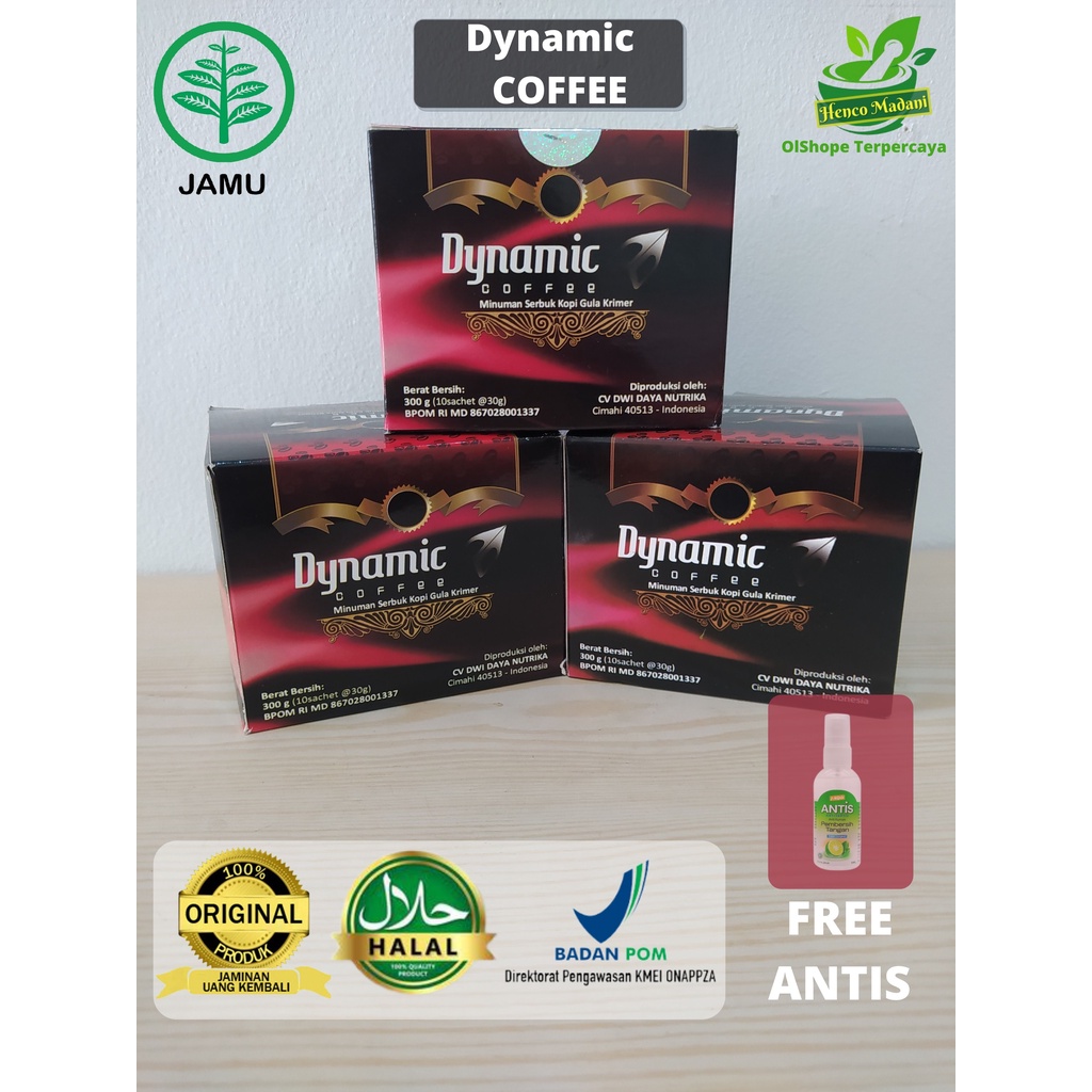 

Kopi Dynamic 10 sachet Original Coffea Dynamic