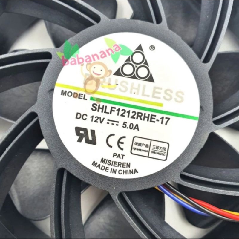 Fan 7500rpm brushless mining kipas cooling cooler rig pc casing