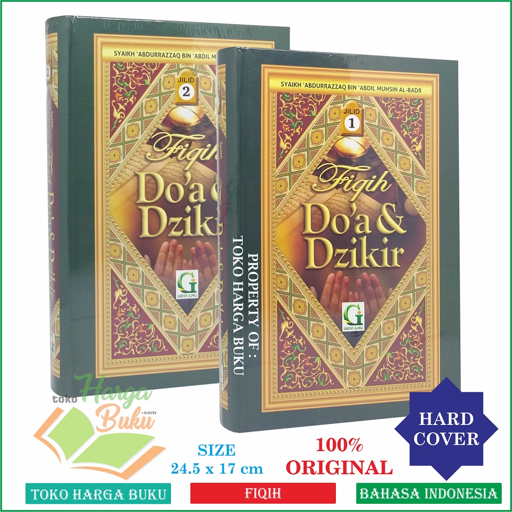 Foto Paket 2 Buku Fiqih Doa Dan Dzikir Jilid 1 dan 2 Buku Fikih Do'a & Zikir Syaikh Abdurrazzaq bin Abdil Muhsin Al-Badr Penerbit Griya Ilmu