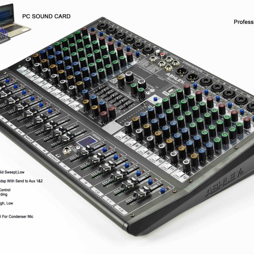 MIXER AUDIO ASHLEY MACRO 12 / MACRO12 ORIGINAL 12 CHANNEL