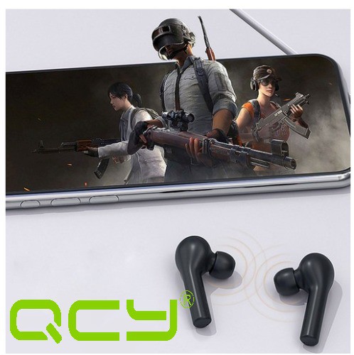QCY T5 PRO - Bluetooth 5.0 TWS Gaming Earphone with Charging Box - Support Wireless Charging