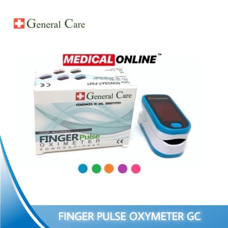 FINGER PULSE OXYMETER GC GENERAL CARE OXIMETER SATURASI OKSIGEN MEDICALONLINE MEDICAL ONLINE