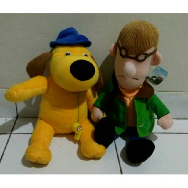 Paket Boneka The Farmer Petani Peternak & Bitzer Anjing penjaga Timmy Shaun the Sheep