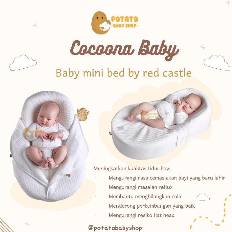 Red Castle Cocoona Baby - Kasur Bayi Cocoonababy Promo Gratis Sheet + Selimut