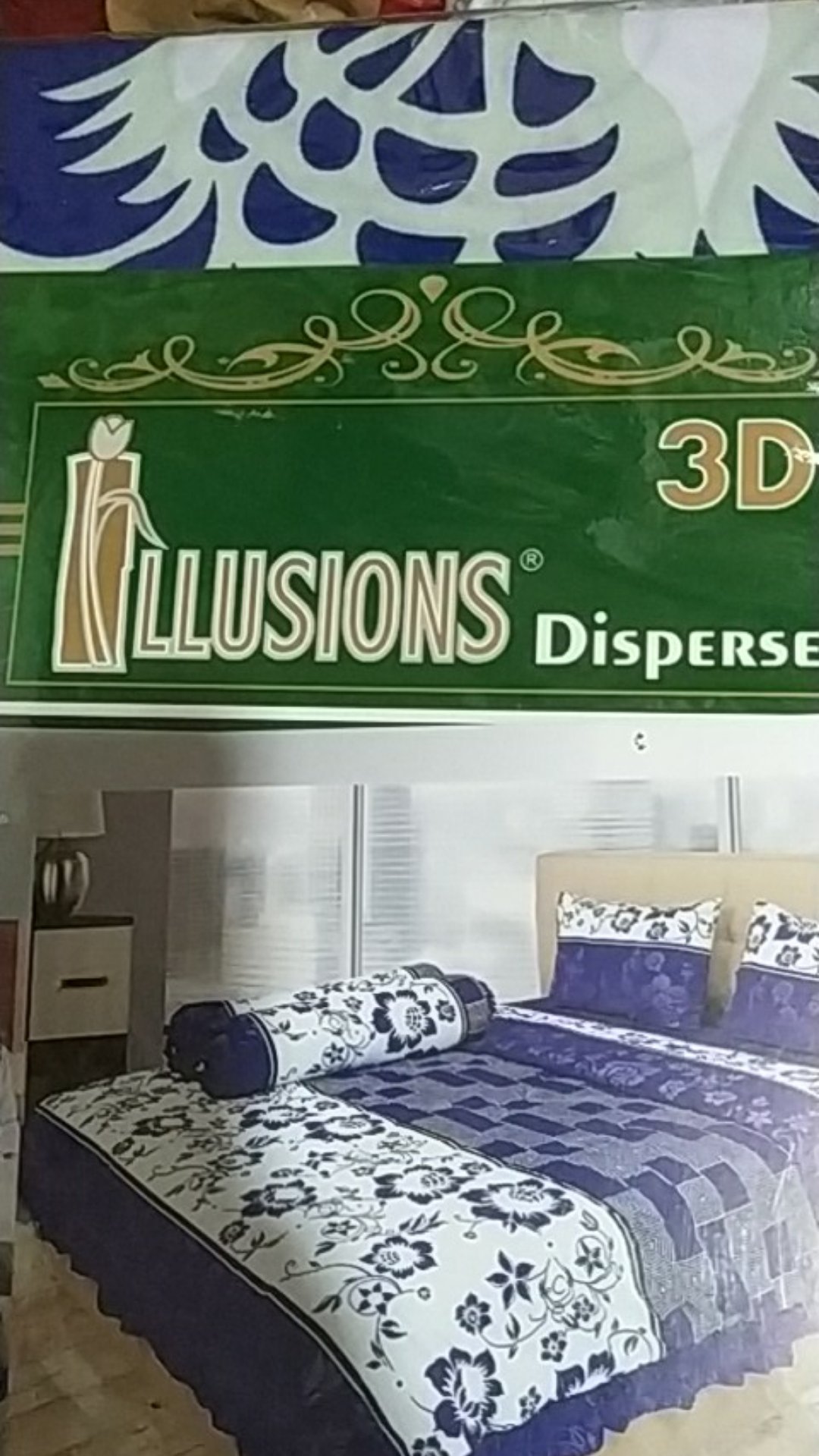 Illusions Sprei King Bantal 2 (180x200) - Daisy