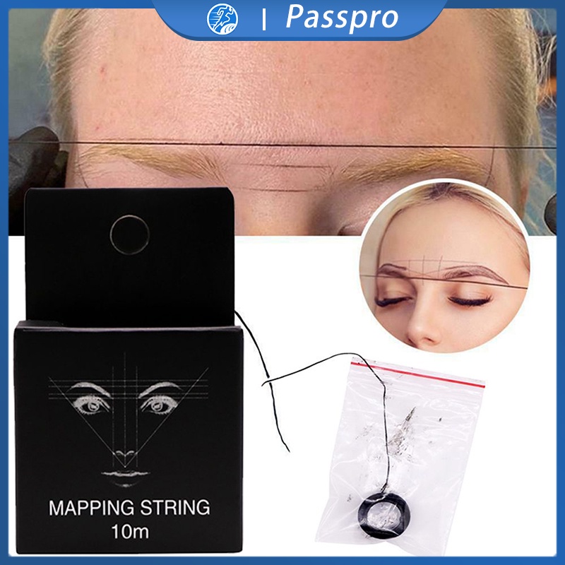 10m Mapping String Eyebrow Benang Sulam Pemetaan Pemaentuk Alis Pola