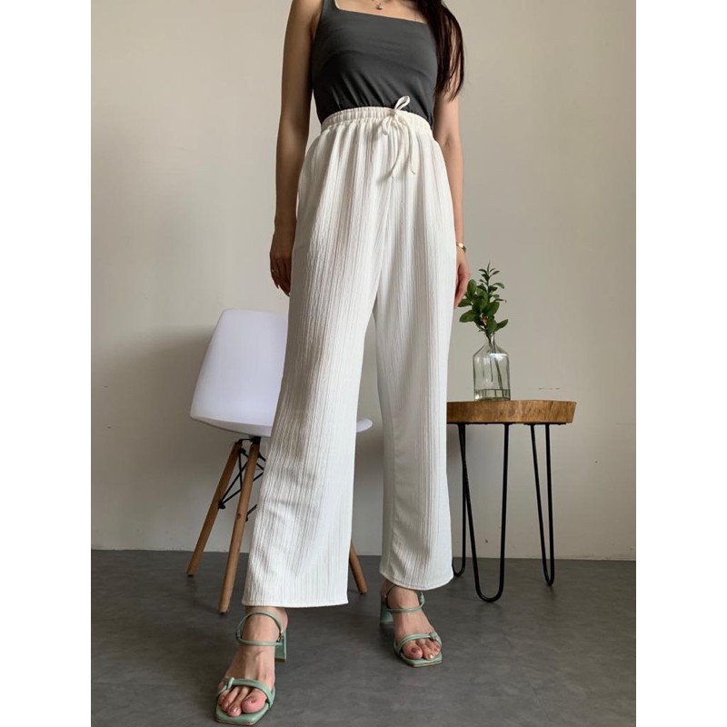Cozy Pants - Basic Pants - Knit Pants - Celana Kulot - Celana Wanita - Celana Rajut