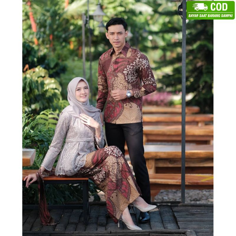 KEBAYA BROKAT COUPLE / KEBAYA BRUKAT PASANGAN / BAJU TUNANGAN / BAJU KONDANGAN / WIDBATIK / MODREN