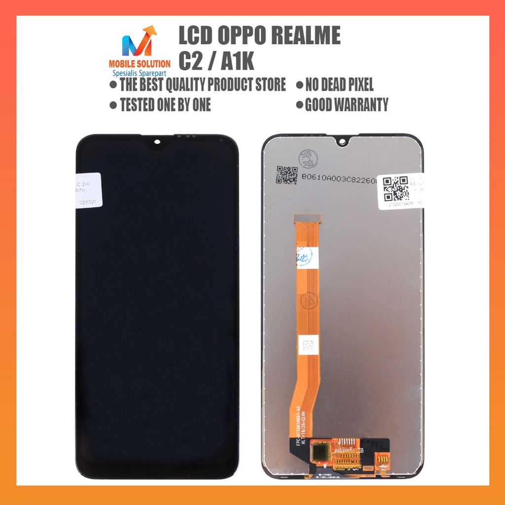 Grosir LCD Realme C2  LCD Oppo A1K High Version ORIGINAL 100% Fullset Touchscreen - Parts Kompatibel Dengan Produk Oppo Garansi 1 Bulan + Packing / Bubbel