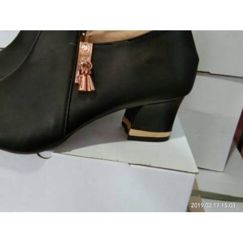♤ Sepatu wanita hak tahu boots R19 ➲