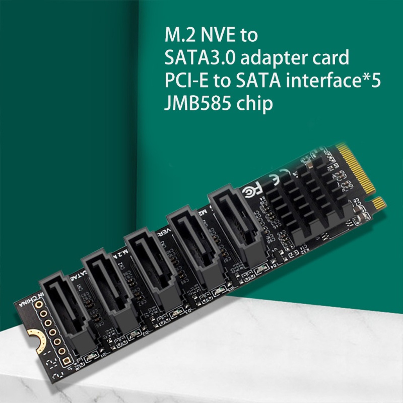 Btsg for M.2 (PCIe 3.0) to 3.0 6G SSD Adapter Dengan 5port Support 3.0 Devi