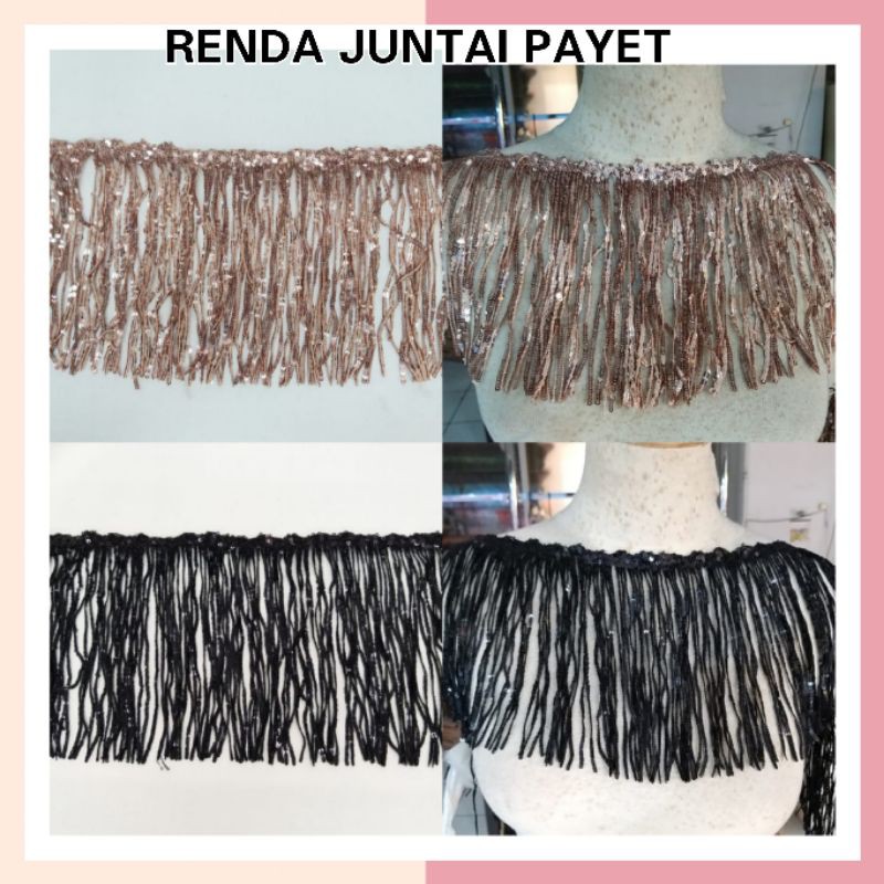 1 METER - RENDA JUNTAI PAYET/RENDA RUMBAI PAYET