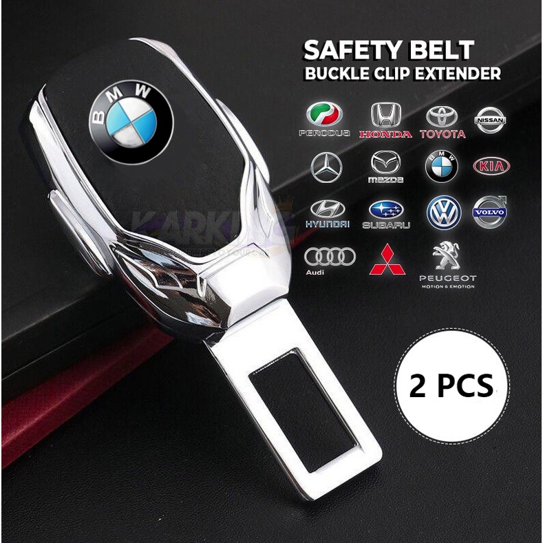 Buckle Extension Sabuk Pengaman Mobil Bahan Metal Untuk BMW 1 2 3 5 X1 X3 X5