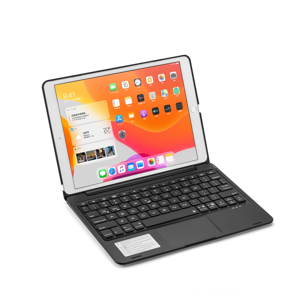 BLUEFINGER F102TS - Bluetooth Keyboard Case - 2019 iPd 10.2-inch