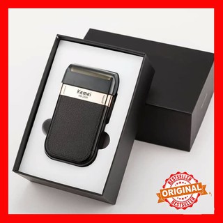 Original Alat Cukur Jenggot Kumis Botak 2024 USB Shaver Kemei KM-2024