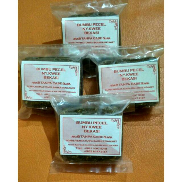 

Bumbu Pecel tidak pedas