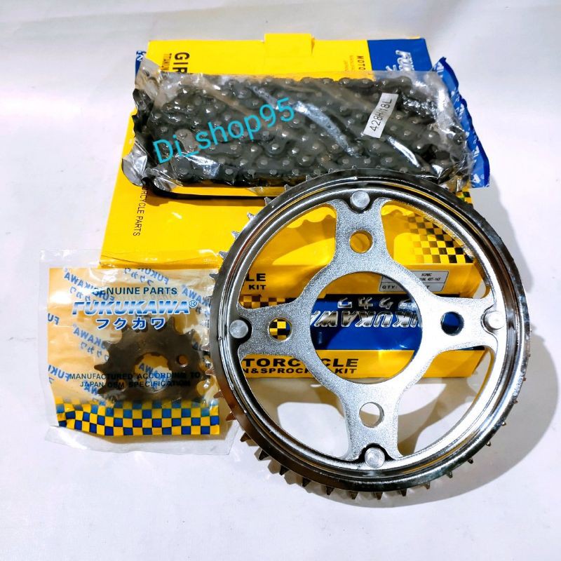 GEAR SET SONIC GIR PAKET ORIGINAL FUKUKAWA 428H-118L 42T-14T