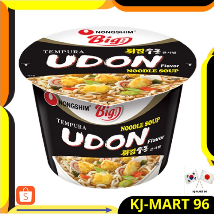 

MAKANAN KOREA/KOREAN FOOD/MIE KOREA NONGSHIM BIG UDON TEMPURA NOODLE SOUP 111 GR-RAMYUN INSTANT BOWL