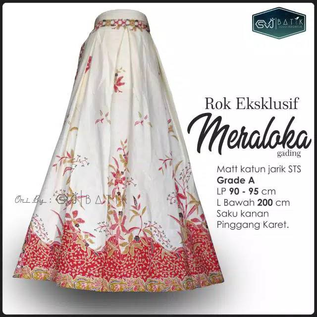 RokBatik / Rok Batik Panjang / Bawahan Batik Panjang /  Bawahan Wanita