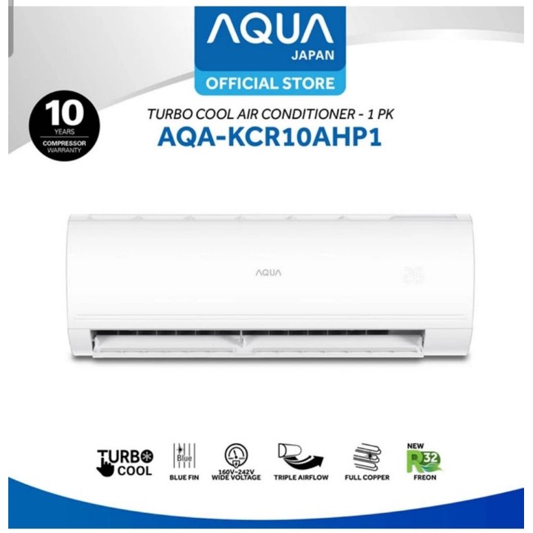 AC 1PK Aqua AQA KCR10AHP1