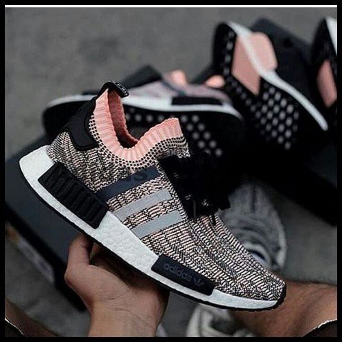 Terbaru Sale Sepatu Adidas NMD R1 Tricolor Salmon Pink Premium Original Wanita