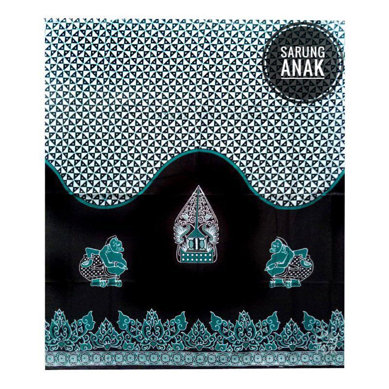 SARUNG BATIK ANAK WAYANG NU LAKI LAKI SD