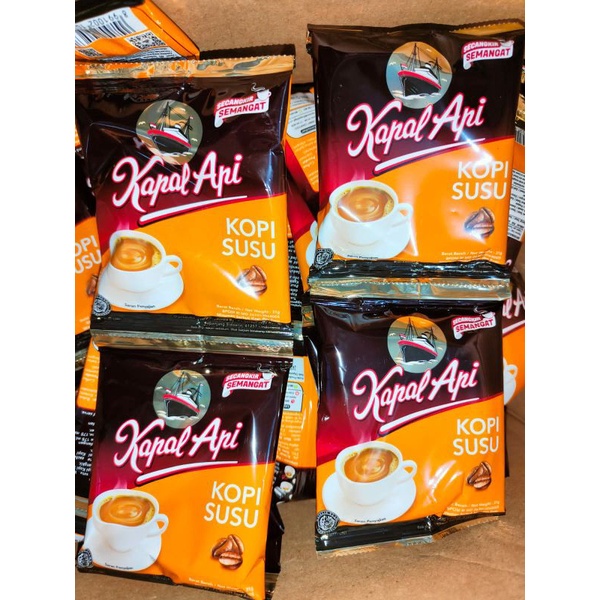 

KAPAL API KOPI SUSU RENCENG/ KOPI SUSU KAPAL API SACHET 10x31gr MURAH!!