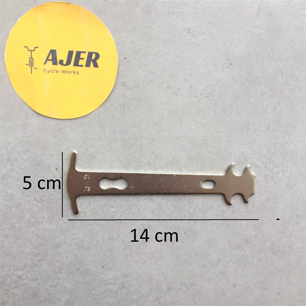 Alat ukur Rantai sepeda Aus Chain Wear stretch measuring device ruler