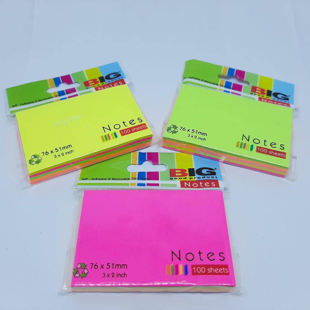 POST IT  BIG  WARNA TUMPUK/WARNA-WARNI-2