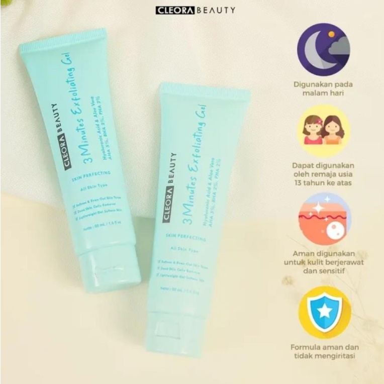 [READY STOCK] Cleora 3 Minutes Exfoliating Gel