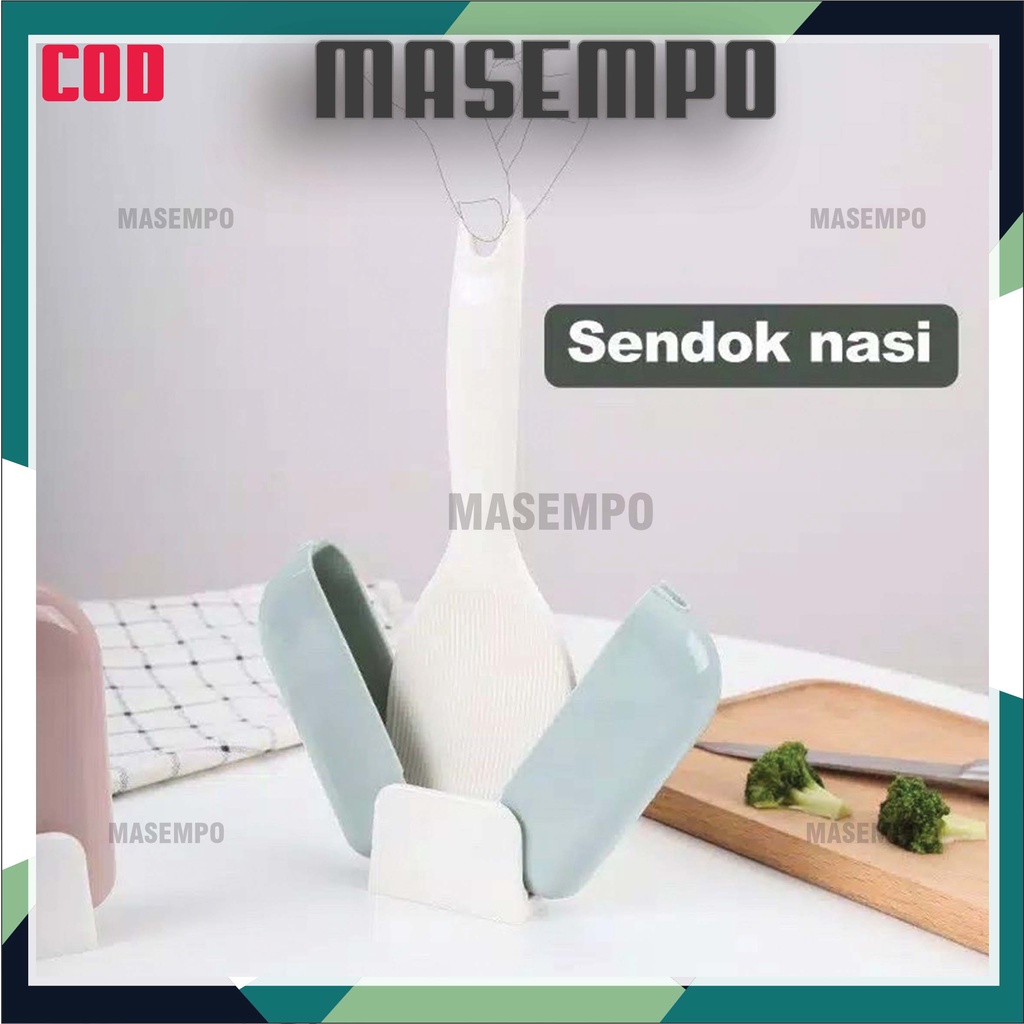 Tempat Centong Nasi Otomatis  Sendok Nasi Dengan Penutup Otomatis  Centong Nasi Ajaib