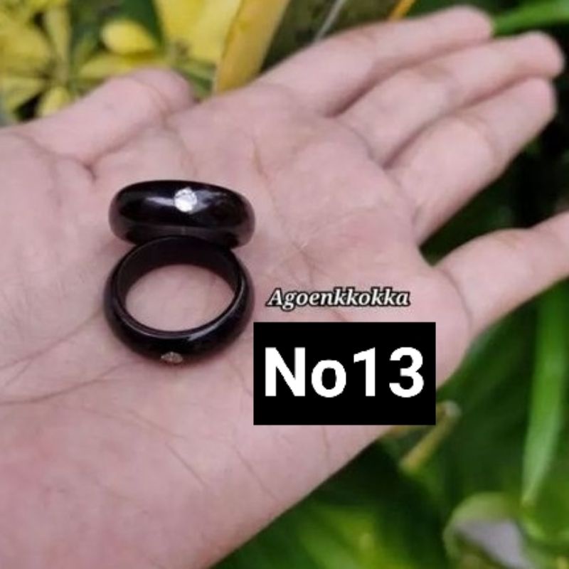 Cincin mata 1 hitam ukuran 13 kokka kaokah asli