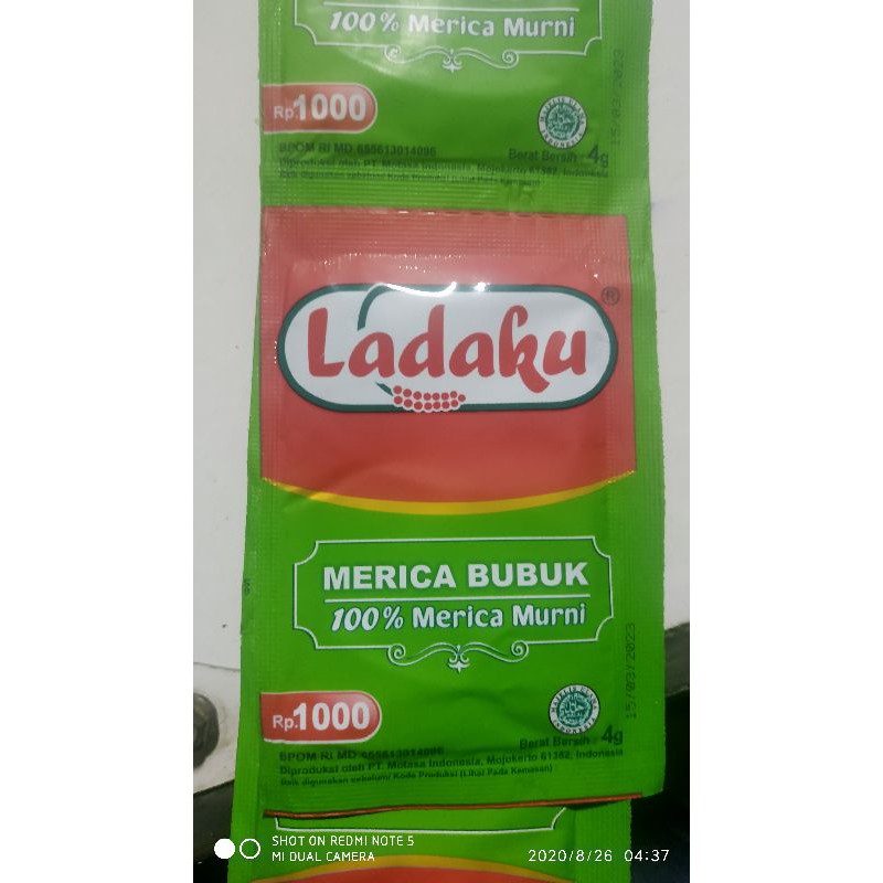 

lada ku merica ku per 6 pcs