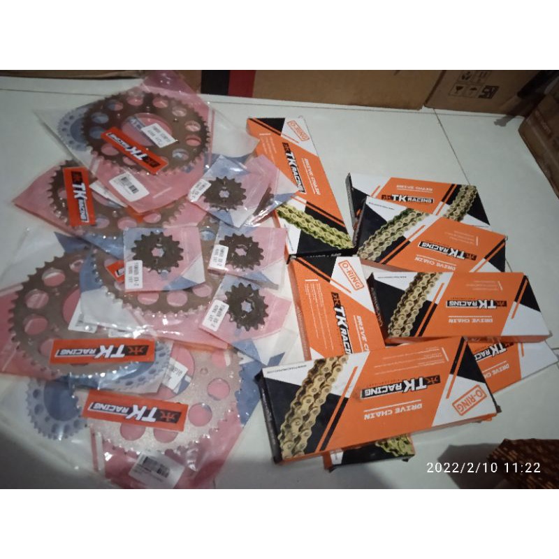 Gear set Megapro/verza/CB150/CBR150