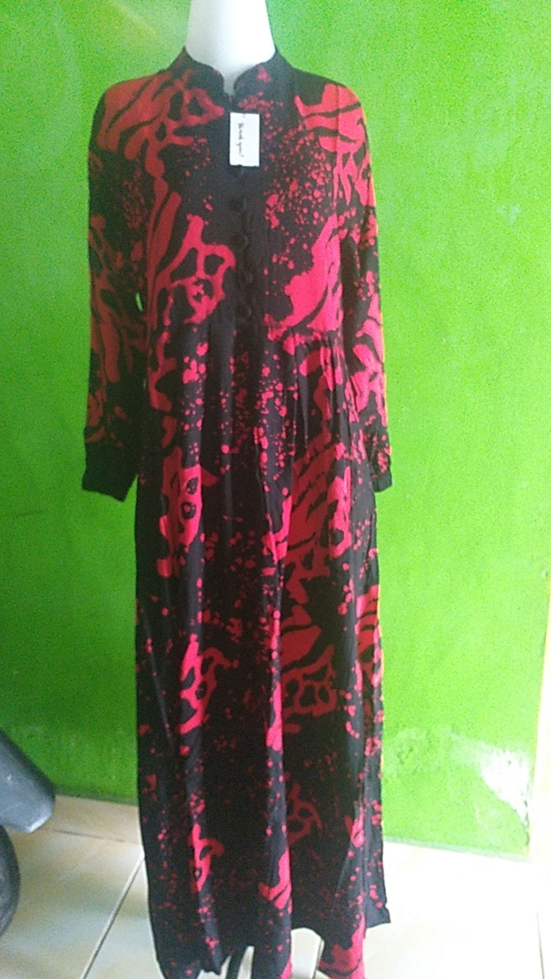 Gamis Candimekar Batik Pelangi Abstrak Malam