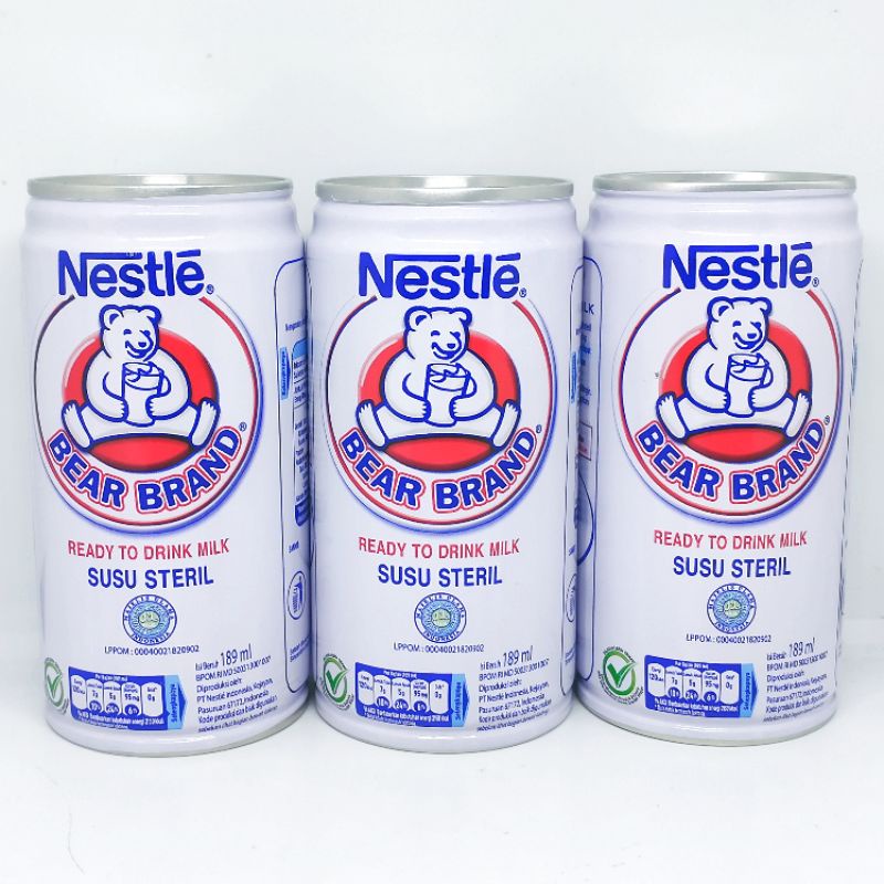 

NESTLE Bear Brand Susu Beruang 189ml.[Anda Belanja Anda Beramal]