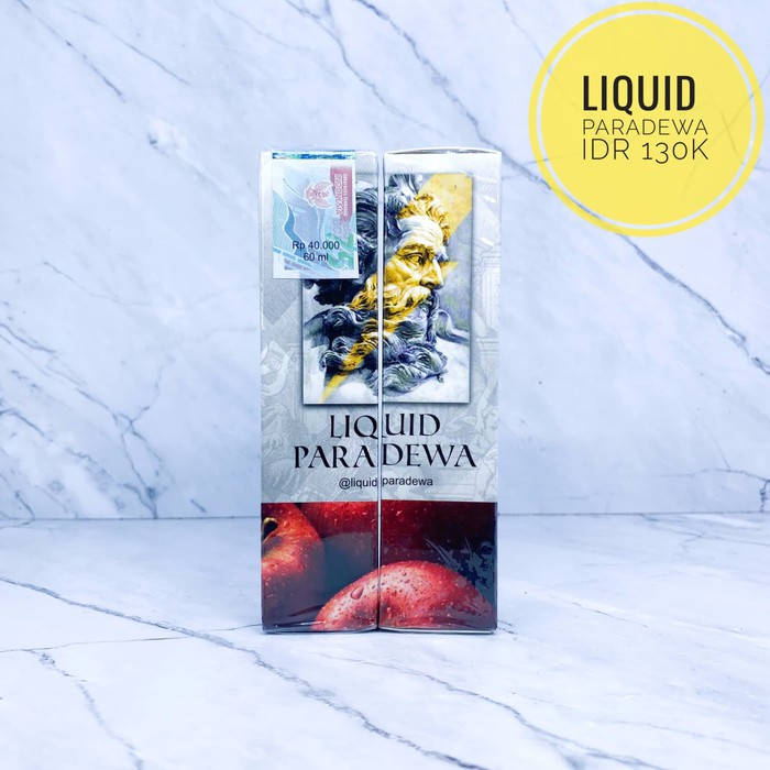 Liquid Paradewa apple zeus 60ml by @rcraft.indo X @qorygore berpita cukai