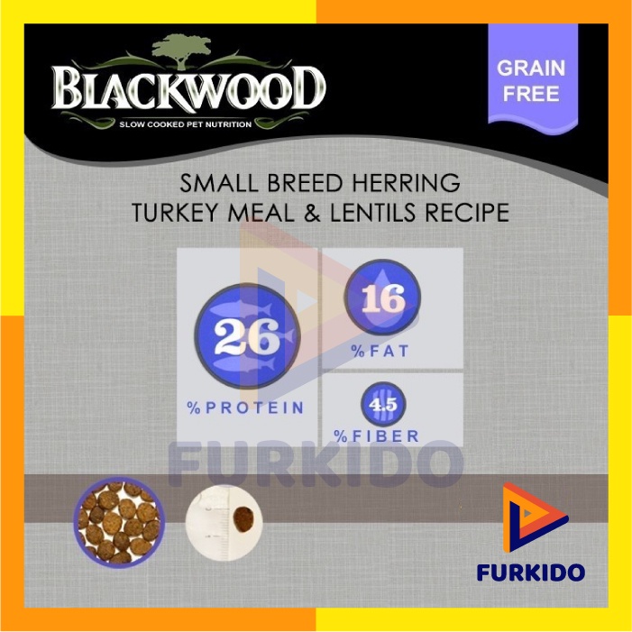 Blackwood Dog Food Adult Grain Free Small Breed Herring 2,2 KG