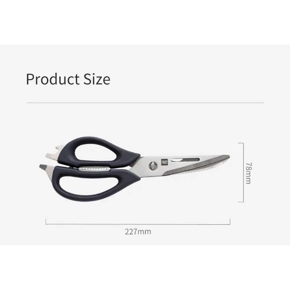 Huohou Gunting Dapur Multifunctional Detachable Scissors - HU0062