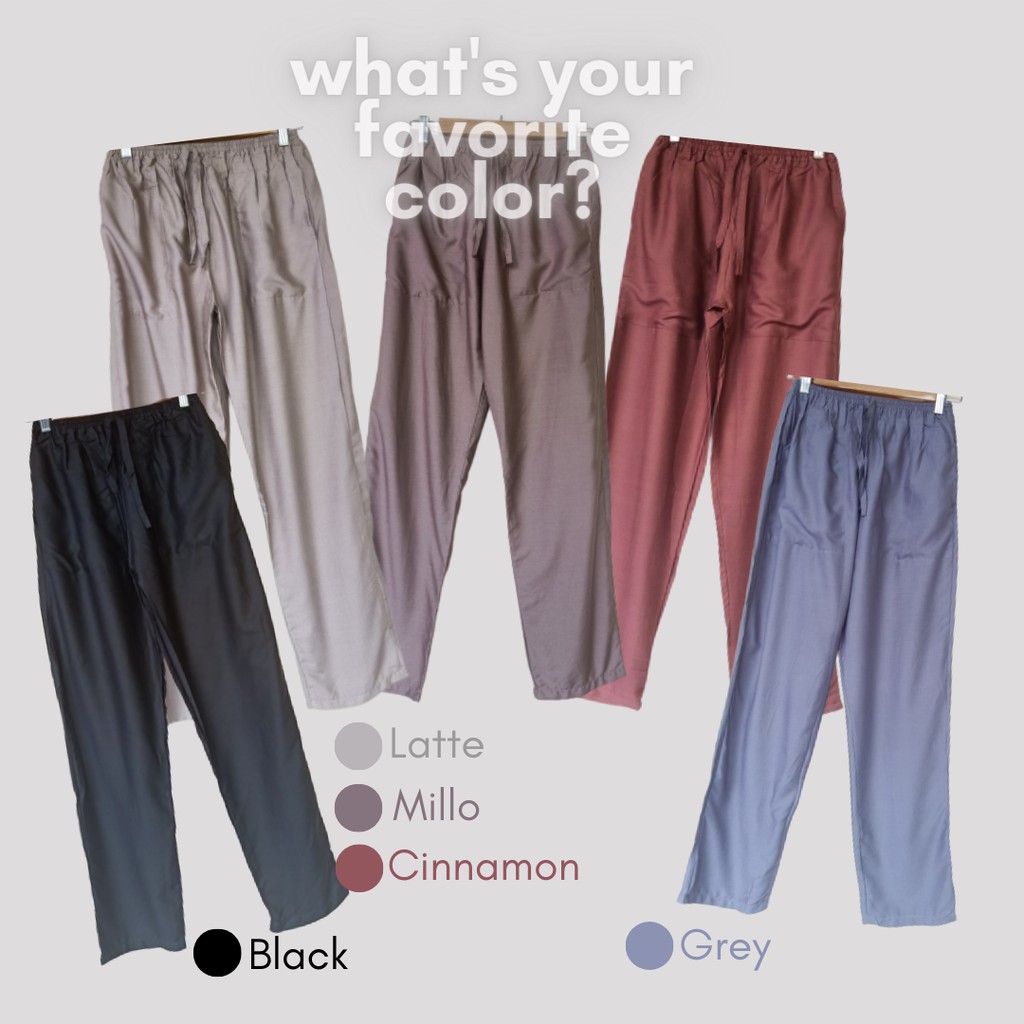 Basic Pants | Daily Pants | Celana Rayon panjang