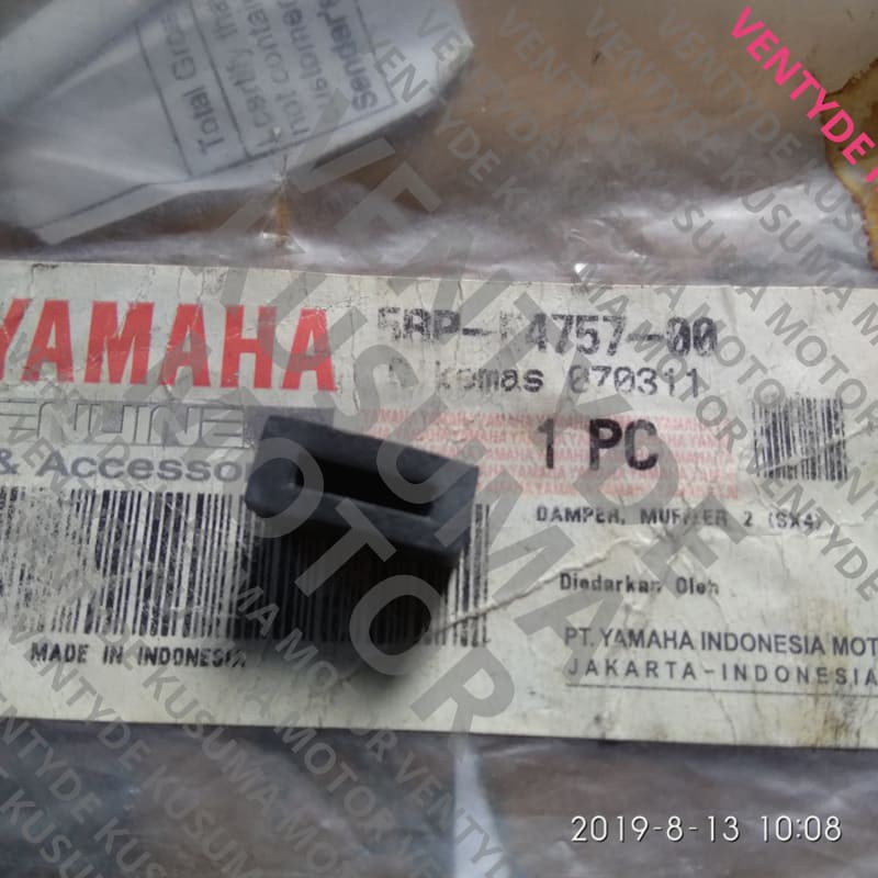 (100% Berkualita ) karet ganjel knalpot Scorpio. 5BP-E4757-00 Keren Gan