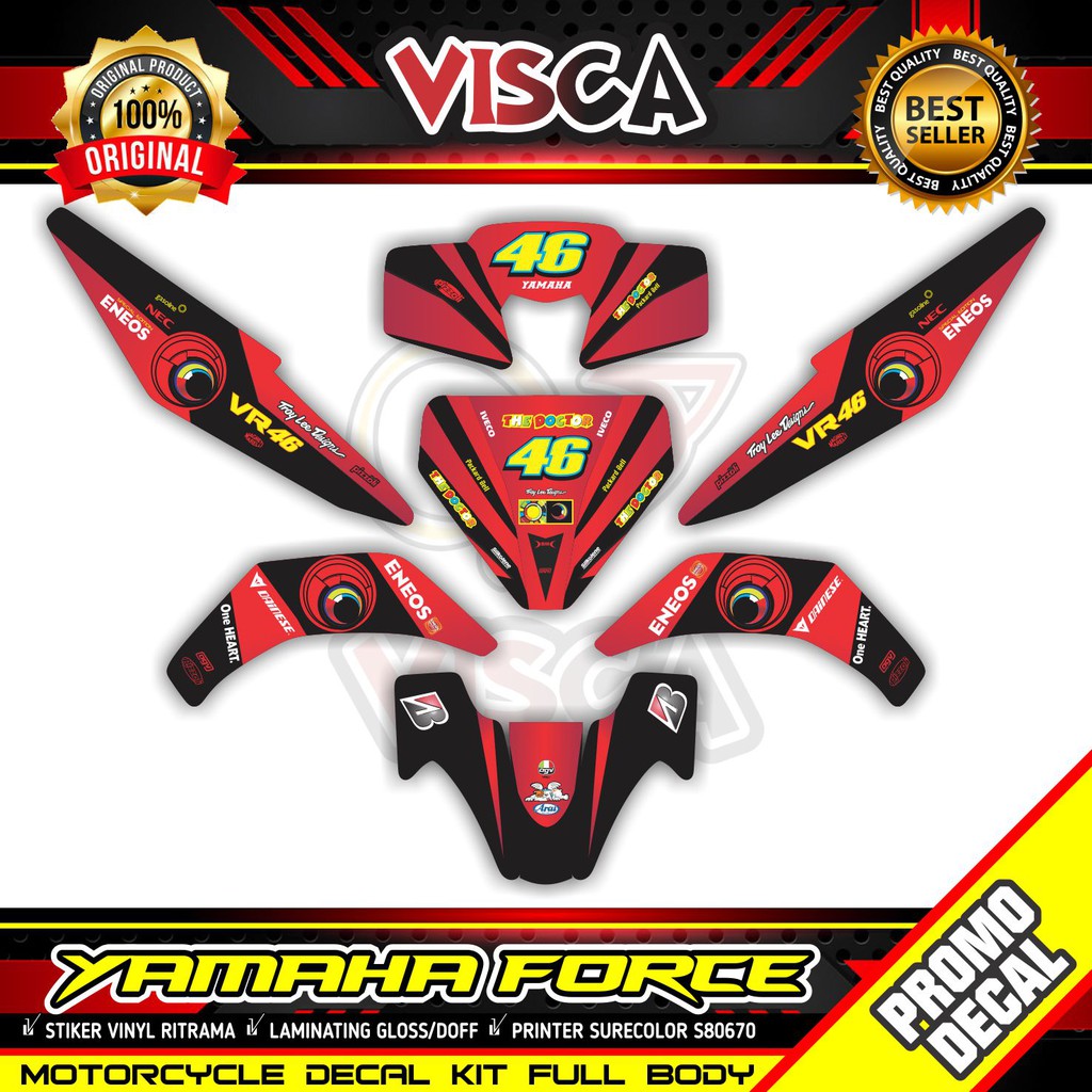 Decal Vega Force Full Body Stiker Vega Force Full Body Striping Vega Force Decal Hologram Vega Force