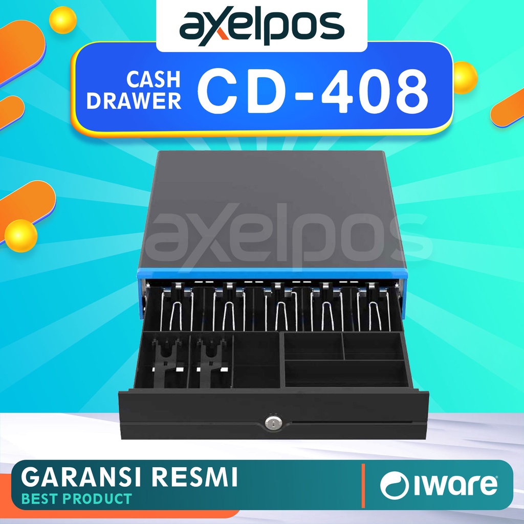 Cash drawer Laci Uang Kasir iware CD-408