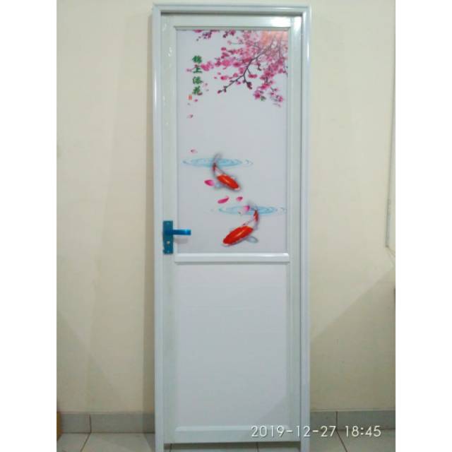 PINTU KAMAR MANDI MINIMALIS ALMUNIUM PINTU TOILET ALMUNIUM TERLARIS  PINTU WC ALMUNIUM MURAH