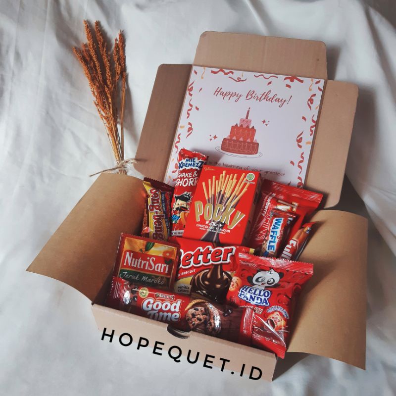 

HOPEQUET SNACK BOX / HAMPERS SNACK PAKET ISTIMEWA